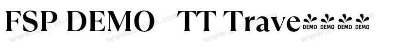 FSP DEMO   TT Trave字体转换
